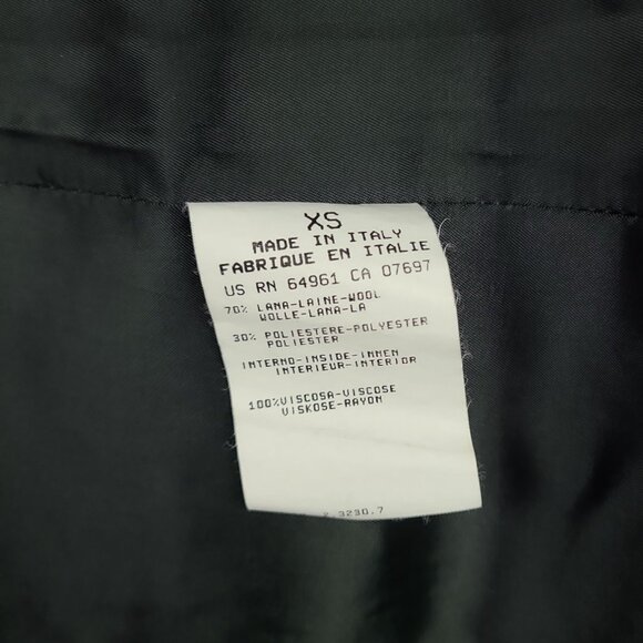 United Colors Of Benetton Wool Blend Long Coat Size XS - Picture 11 of 12